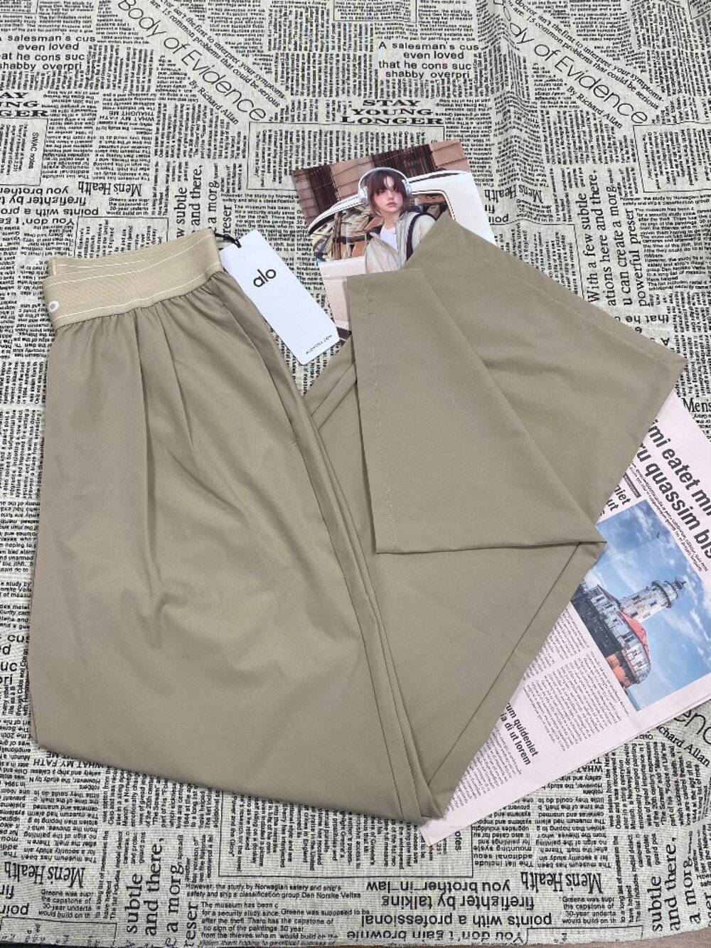 Brand New🦹♀️ALO Yoga Gravel Suit Up Trouser 30" Regular - Picture 5 of 7